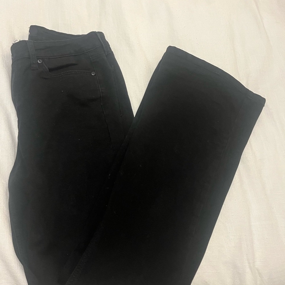 Just Black Denim Black Flare Jeans